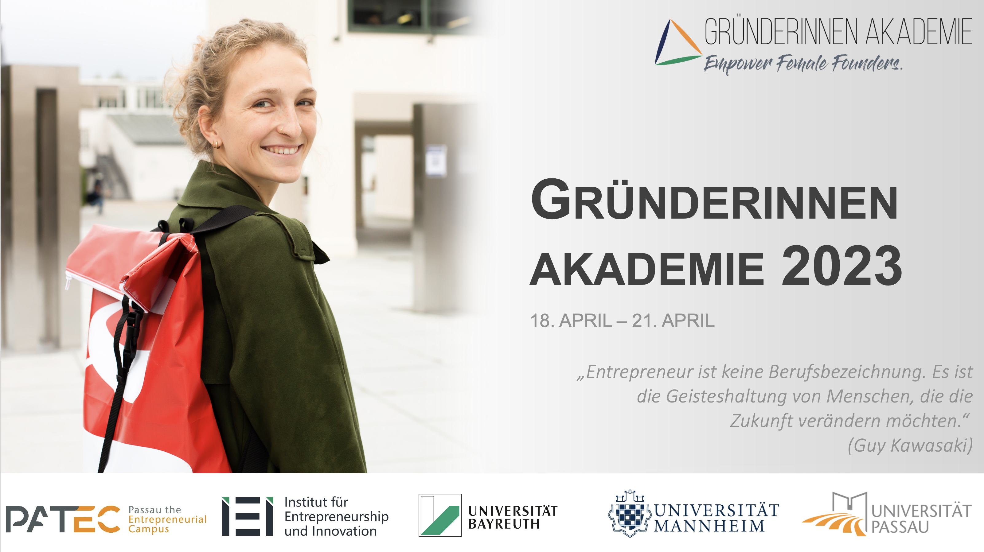 Gründerinnen Akademie 2023